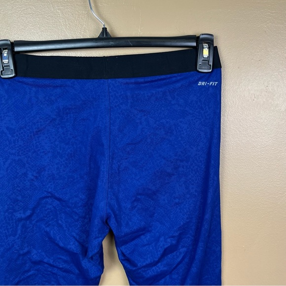 Nike Pro Blue Leggings Size Large - Picture 7 of 12
